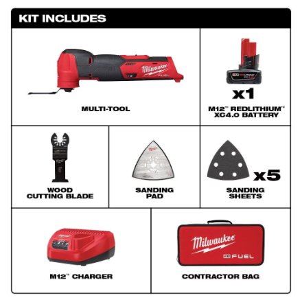 Milwaukee M12 FUEL Oscillating Multi-Tool Kit (Model 2526-21XC)