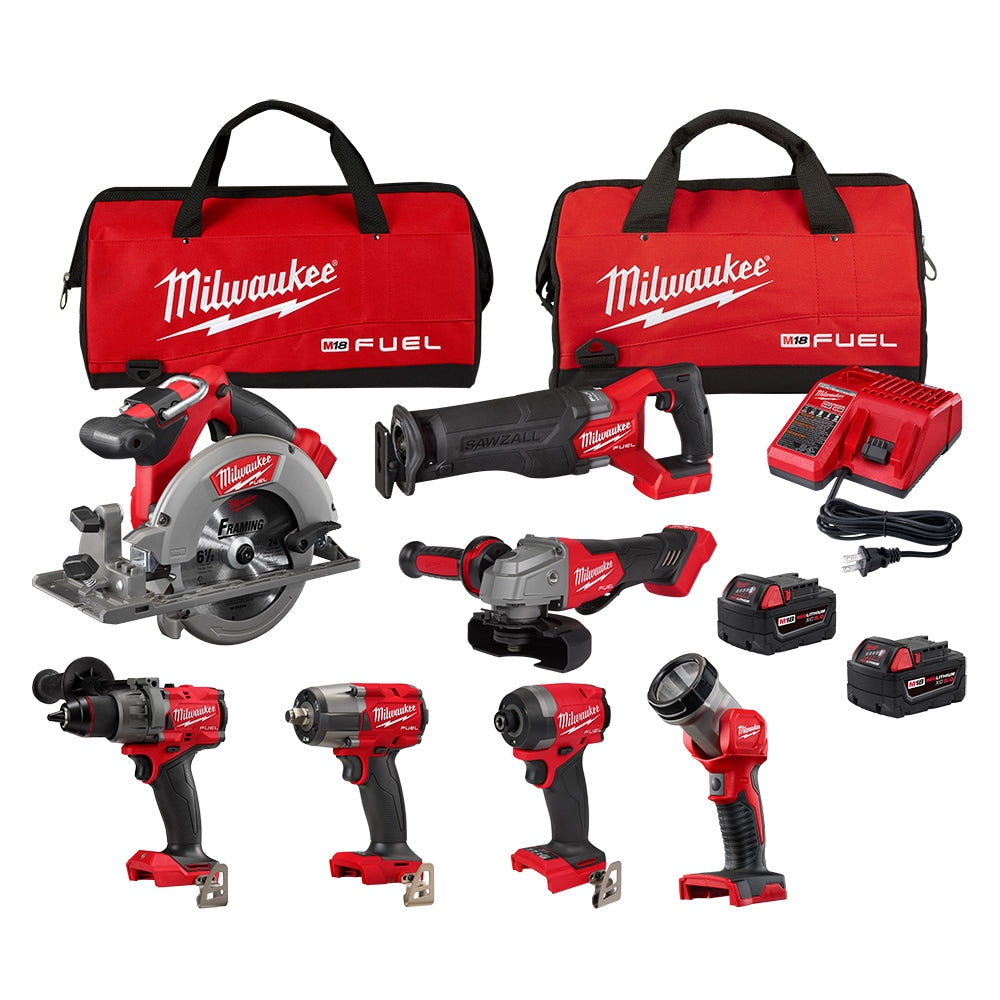 Milwaukee M18 FUEL 7-Tool Combo Kit (Model 3697-27)